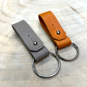 Mini Leder Schlüsselanhänger Schlüsselband mit Schlüsselring - Viele Farben