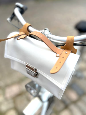 Fahrrad-Lenker-Tasche  AMOROSA aus LKW-Planen in vielen Farbkombinationen