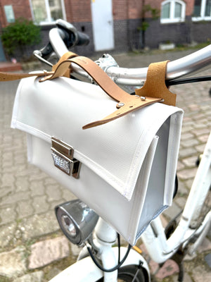 Fahrrad-Lenker-Tasche  AMOROSA aus LKW-Planen in vielen Farbkombinationen