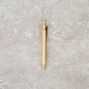 Eleganter Messing Sechseck-Kugelschreiber