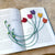 Tulpe- Lesezeichen aus Leder | Lesezeichen | Verschiedene Farben  | Handmade