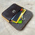 Kleines Portemonnaie aus Leder & Designfilz ARCOIRIS