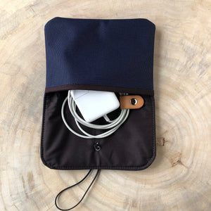 Kabeltasche für Notebookzubehör aus Segeltuch