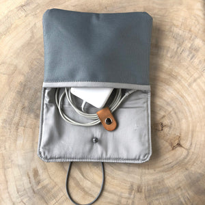 Kabeltasche für Notebookzubehör aus Segeltuch