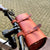Fahrrad-Lenker-Tasche aus pflanzengegerbtem Leder