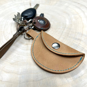Leder Täschchen TACO Schlüsselanhänger mit Schlüsselring - 10cm x 6cm