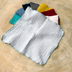Taschentücher aus Musselin | Wiederverwendbar | waschbar | Umweltfreundlich | Viele Farben zur Auswahl