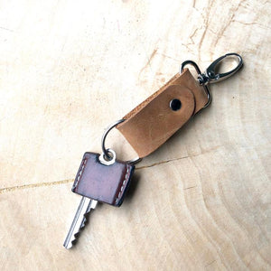 Leder Schlüsselanhänger Schlüsselband mit Karabiner